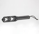 Berlin Baby Silver Studded Detail Heart Paddle Paddles And Slappers